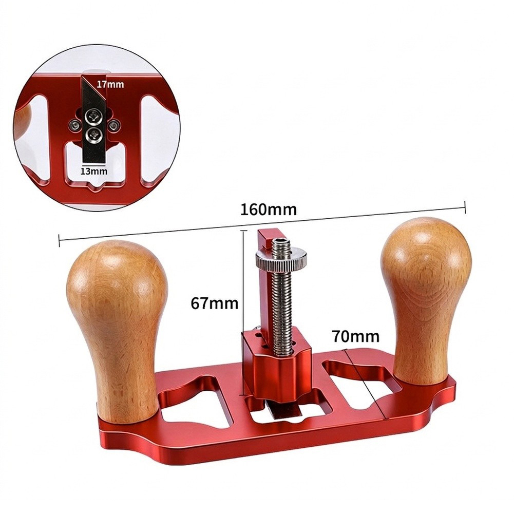 Router Plane Hand - أداة نجارة يدوية من سبائك الألومنيوم