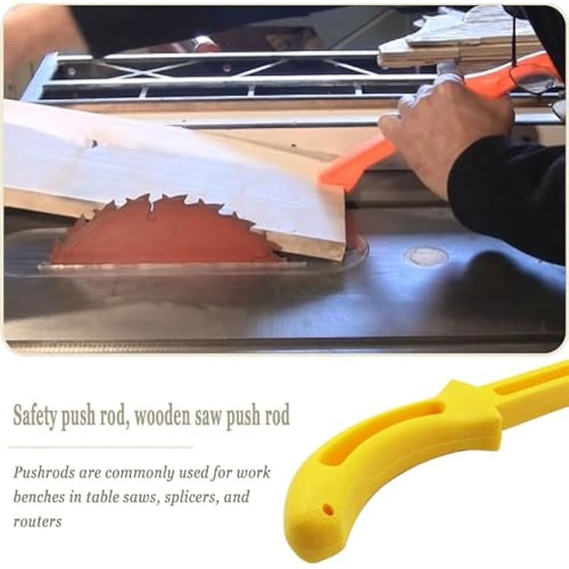Woodworking Jointer - طقم عصا دفع الخشب A93Z للنجارة،