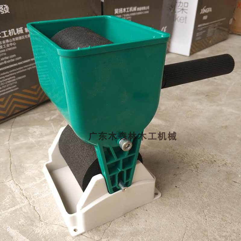 Woodworking Glue Roller - فرشاة لصق أسطوانية محمولة للأعمال الخشبية،