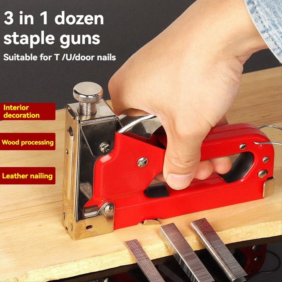 دباسة مسامير يدوية ثلاثية الأغ - مراجعة Woodworking Nails وسعره