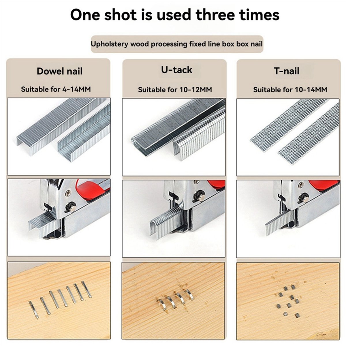 دباسة مسامير يدوية ثلاثية الأغ - مراجعة Woodworking Nails وسعره
