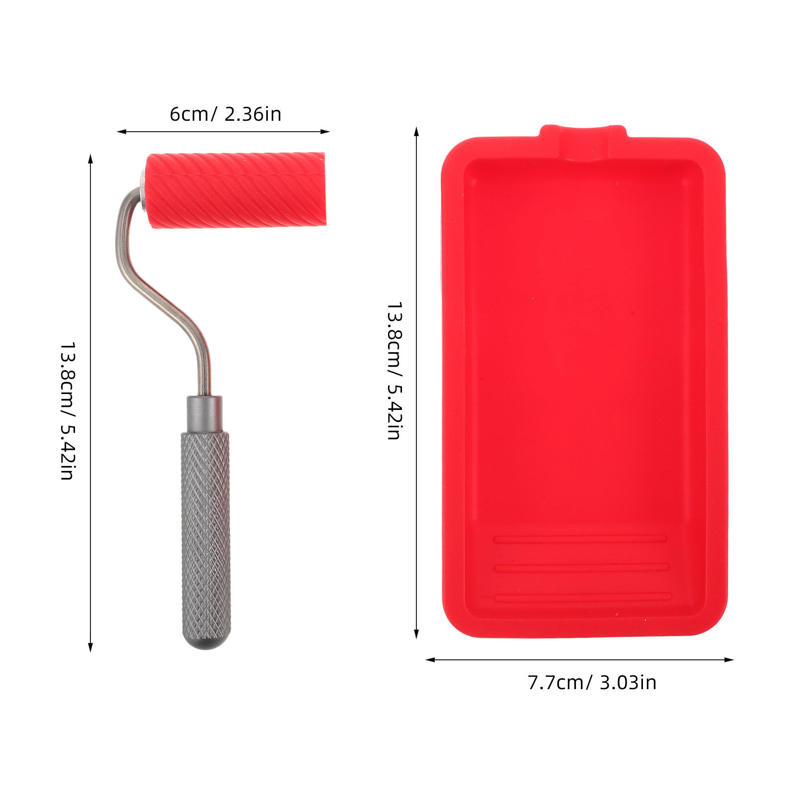 مجموعة واحدة من فرش السيليكون  - مراجعة Woodworking Glue Roller وسعره