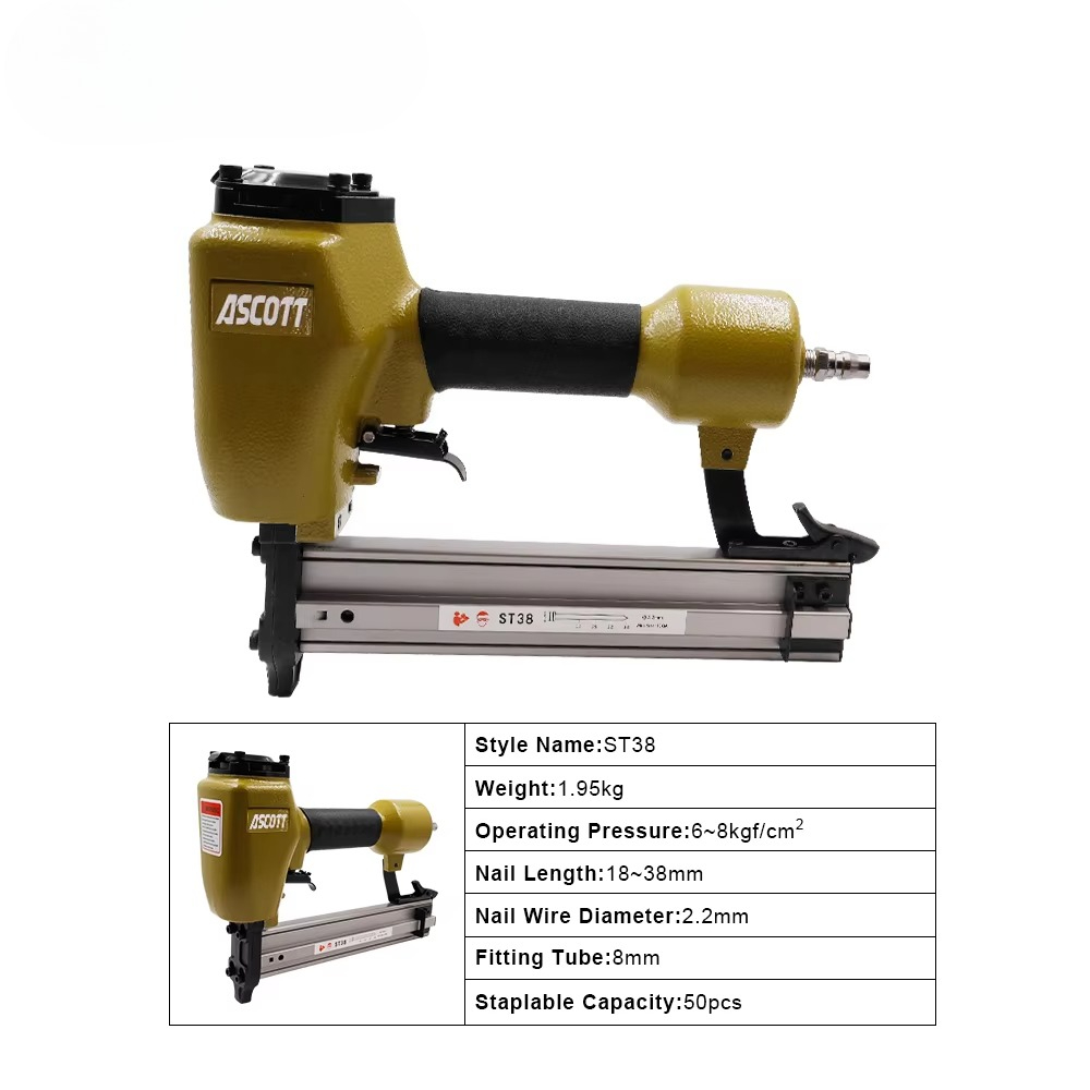 ST38 14GA مسامير هوائية ثقيلة  - مراجعة Woodworking Nails وسعره