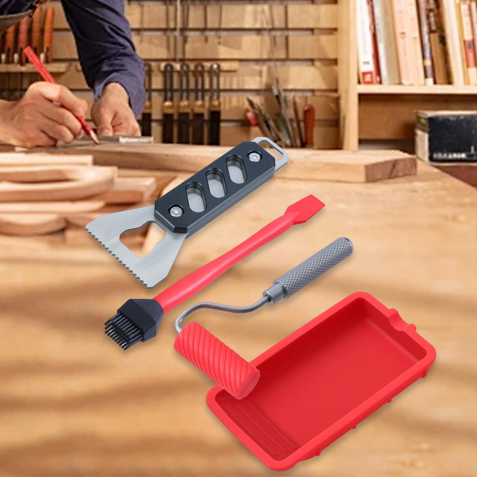 مفرشة الغراء مع صينية قابلة لإ - مراجعة Woodworking Glue Roller وسعره